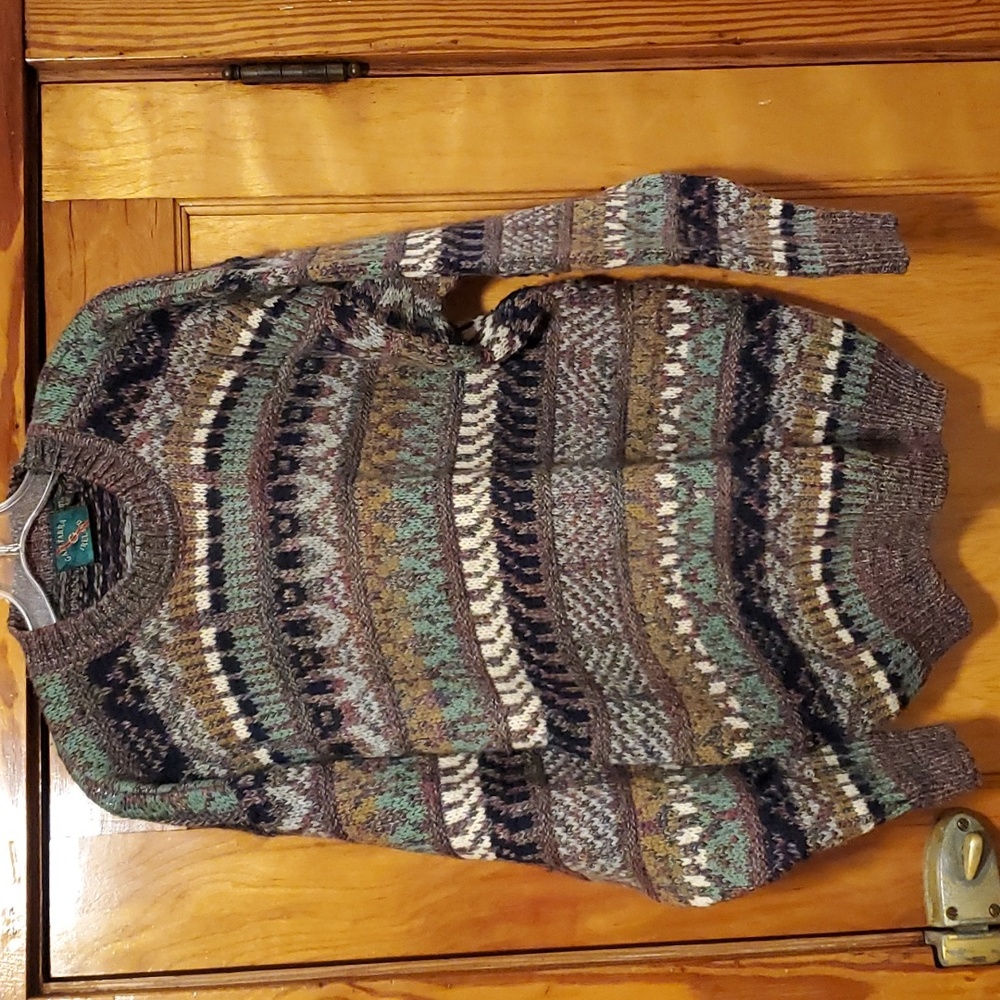 Men's Gaelterra Wool Sweater Made in Ireland. 42"